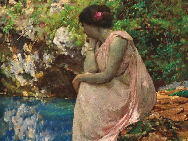 1850-Luigi Nono - In riva alla sorgente del Gorgazzo, 1915